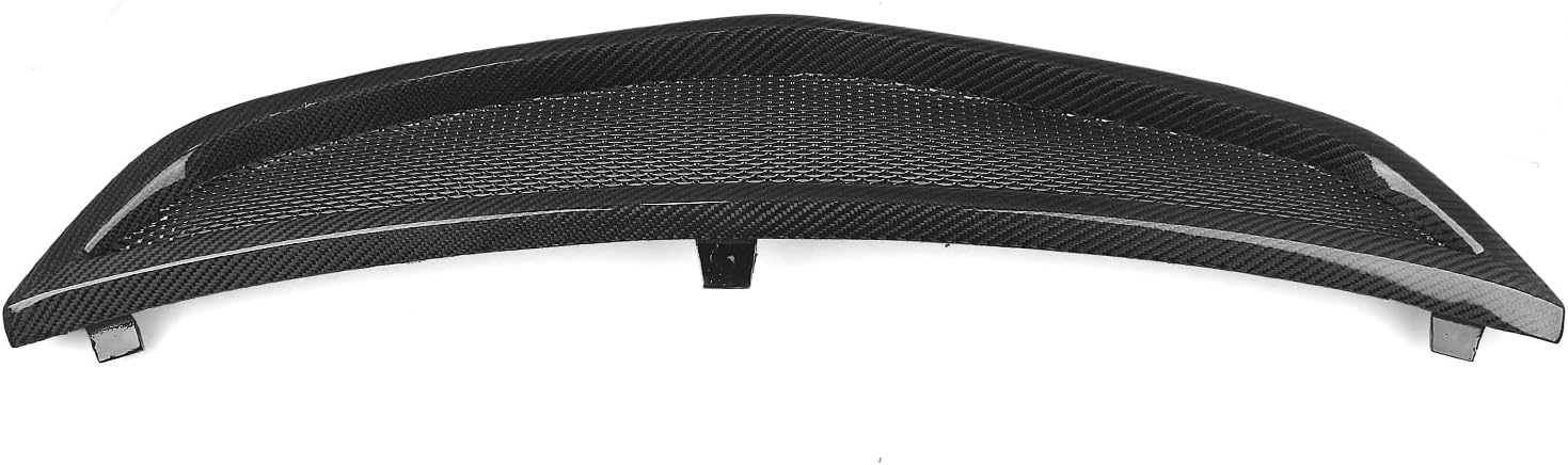 Front Bumper Grille Mesh For Toyota Camry Solara 2 Door 1999-2001 Matte Fiberglass Black Carbon Fiber