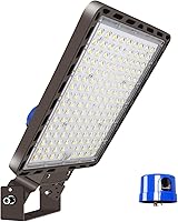 Vista 13 de ledmo Paquete de 2 Soportes de Bocina Doble para Luz LED de Estacionamiento Soporte de Montaje de 180 Grados Poste Redondo para Luz LED de Área Tipo