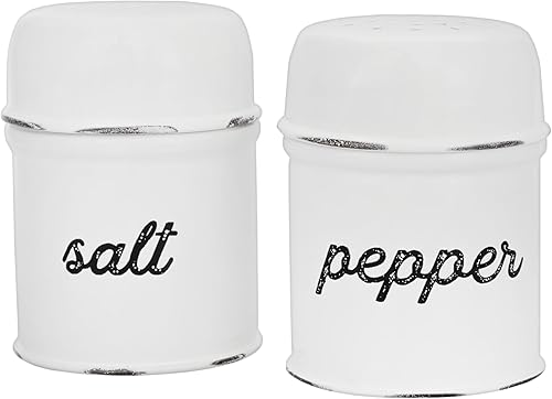 AuldHome - Juego de salero y pimentero negro juego de coctelera de estilo retro y contemporáneo de estilo rústico disponible en Yaxa Colombia