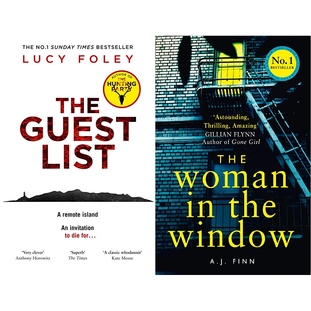 The Guest List: From the author of The Hunting Party, the No.1 Sunday Times bestseller and prize winning mystery thriller in 2021+Woman in the Window(set of 2 books)