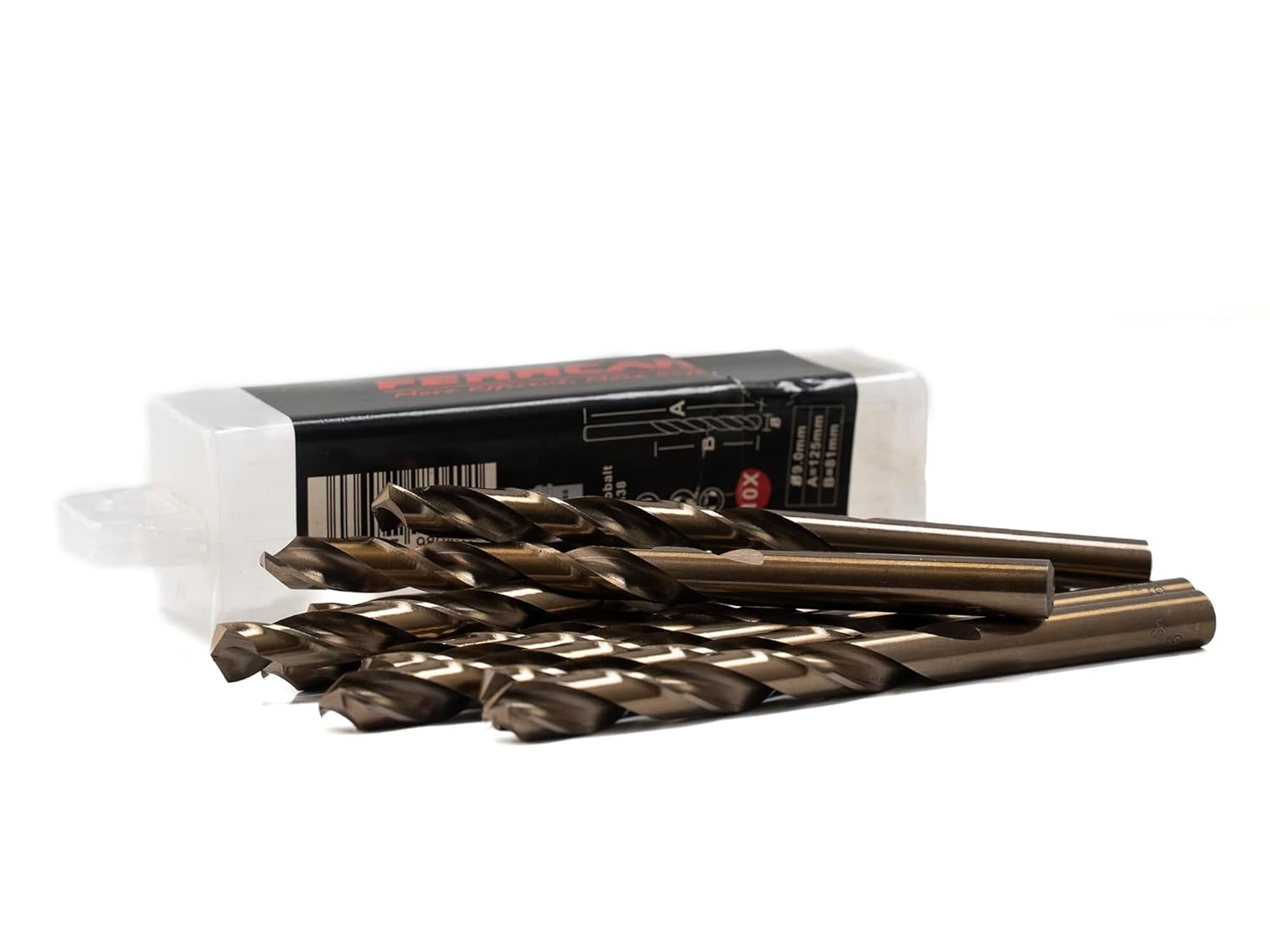 Metal Drill Bit HSS M35 Cobalt 9mm (Pack of 10) Amazon.co.uk DIY & Tools