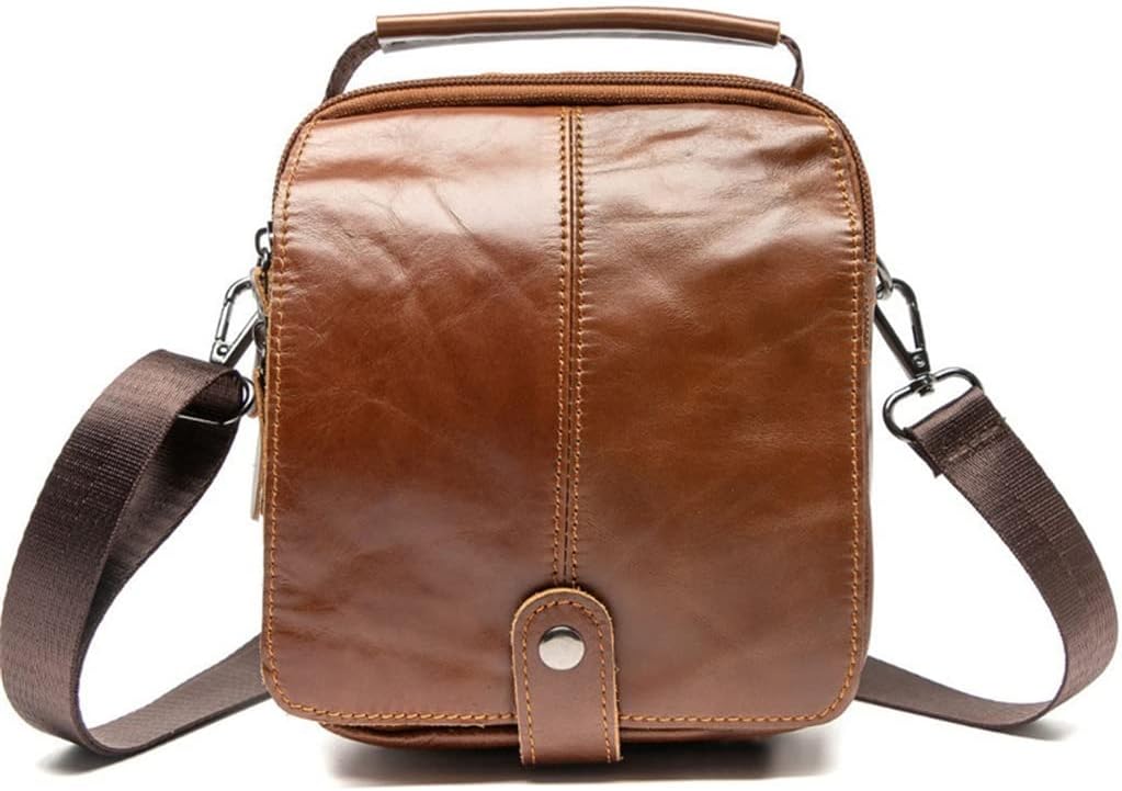 Business Shoulder Men's Bag Crossbody Bag Layer Leather Handbag Outdoor Sports Men's Bag Trend