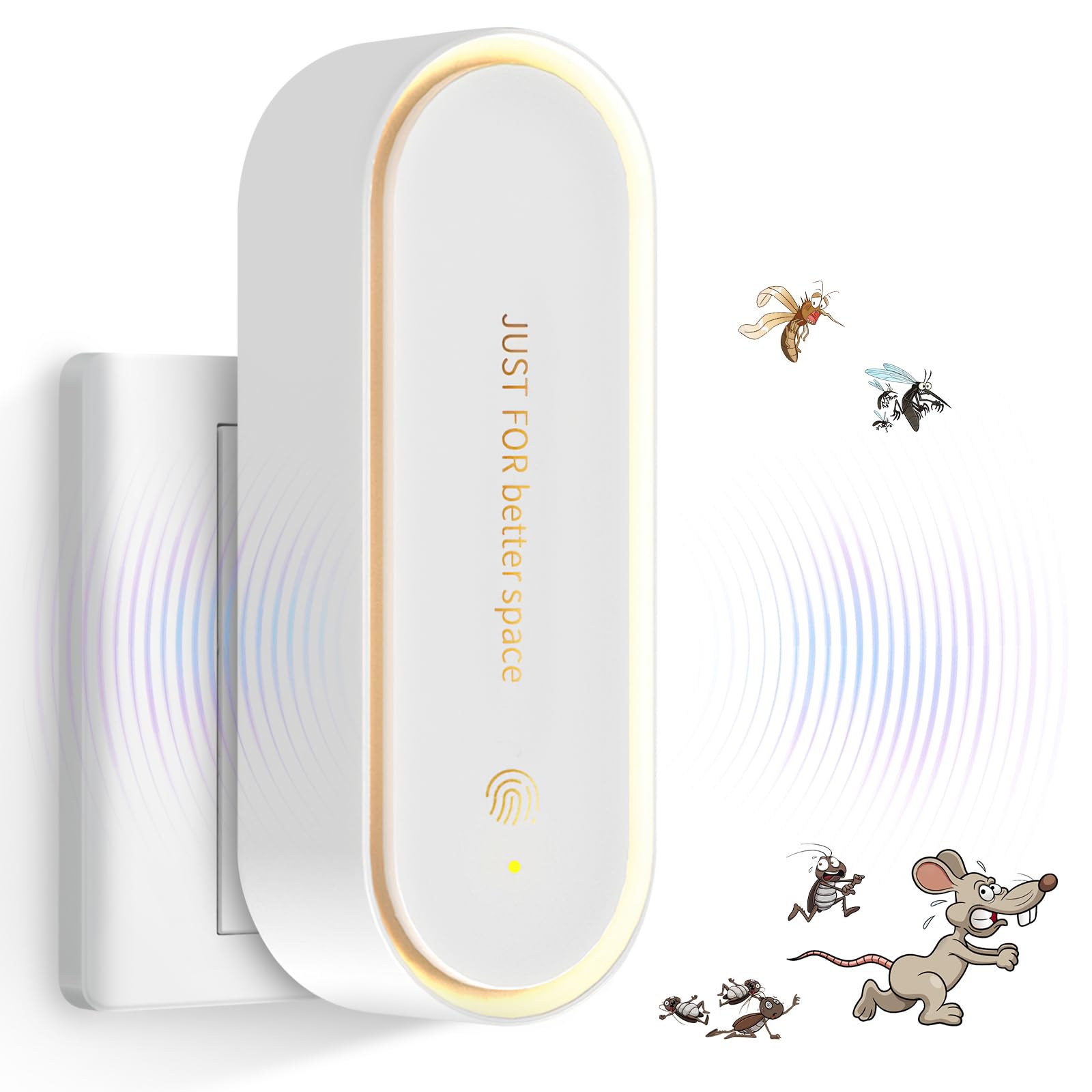 【2026最新アップグレード型】超音波駆蚊器 害虫駆除器 最大120㎡有効範囲…