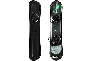 Adjustable Kids Beginner Snowboard with Step-In Bindings for Ages 5-18
