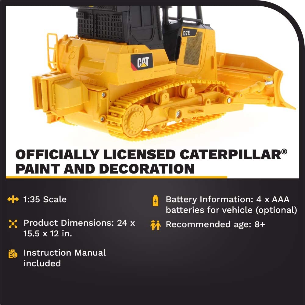 Amazon.co.jp: ダイキャストマスター 1/35 電動RC建機シリーズCAT D7E