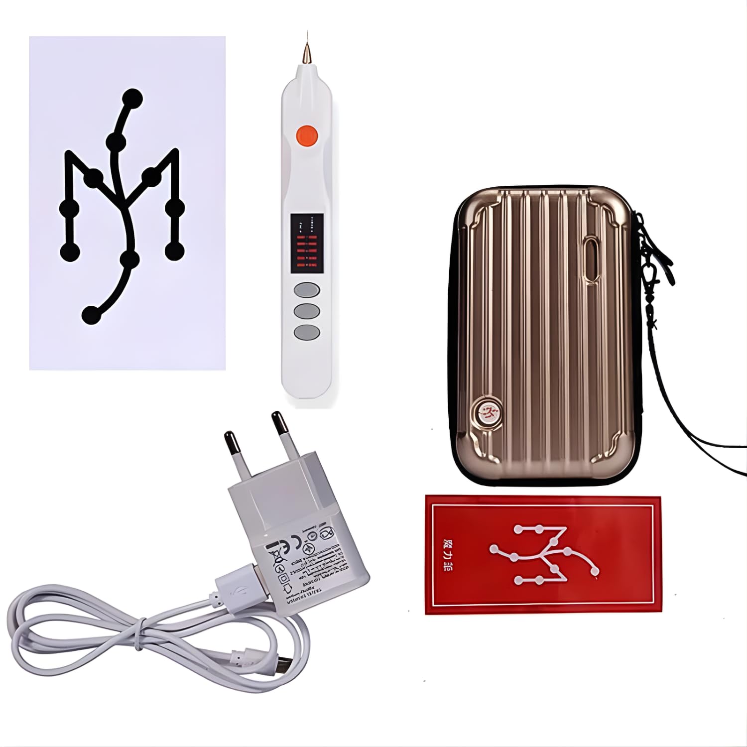 Fibroblast Plasma Pen for Skin Care & Rejuvenation, Wrinkle Reduction, Freckle, Spot and Mole Removal Machine