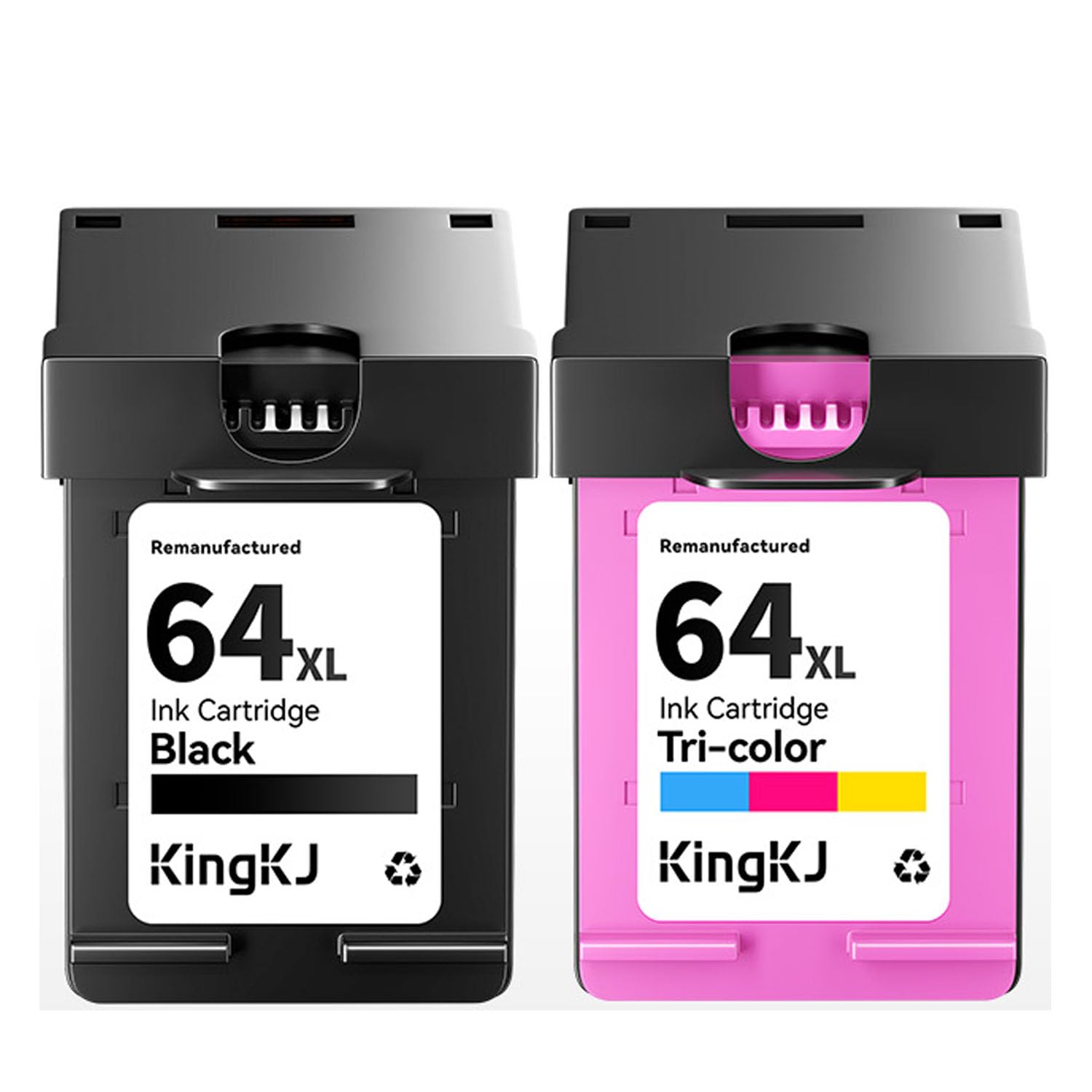 Remanufactured Ink Cartridge Replacement for HP 64XL 64 XL to use with Envy Photo 7958e 7155 7855 6255 7120 6252 6220 6230 6258 7158 7130 7132 7164 7858 7255e 7955e Printer