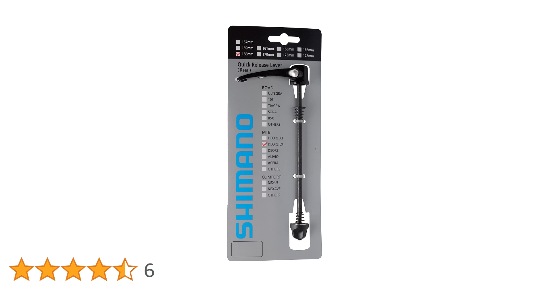 Amazon | シマノ(SHIMANO) リペアパーツ クイック軸組立品(168mm