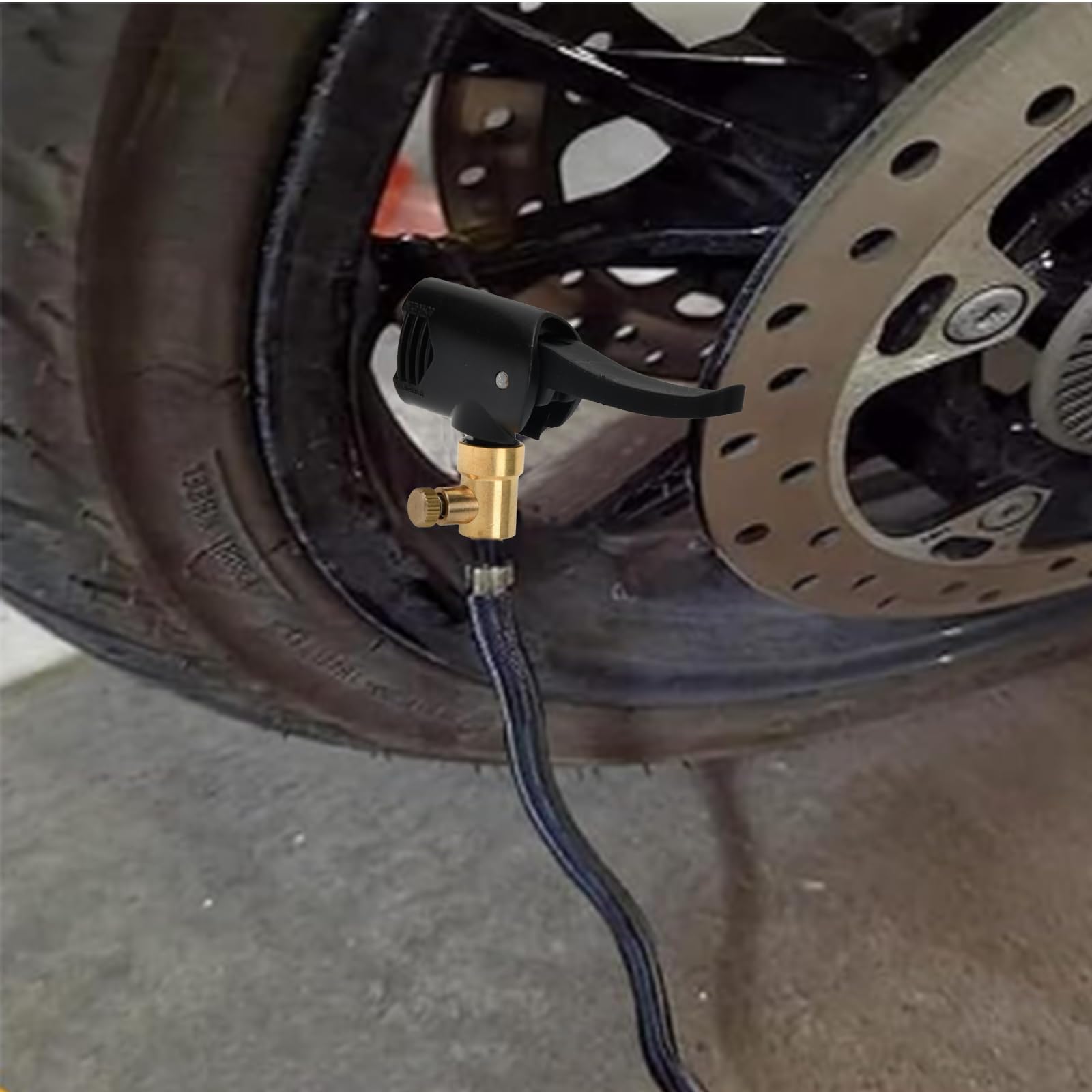 Adapter do zaworu samochodowego, adapter zaworu rowerowego, złącze zaworu opony, mosiężny adapter do zaworu inflatora z klipsem do samochodu, roweru i motocykla