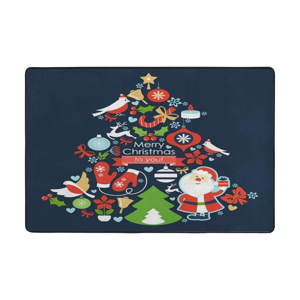 Tapis de maison moderne grand tissu polyester salon 80X58Inch