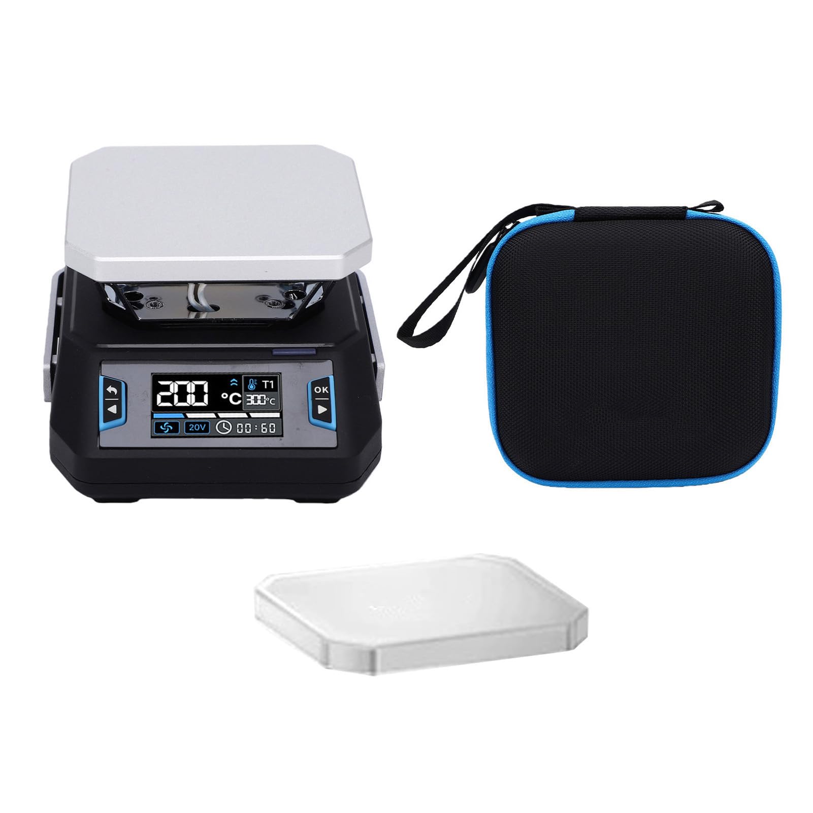 Cocoarm Vorheiz Heizplatte mit PID Temperaturregelung, 140W PD3.1 DC 150W