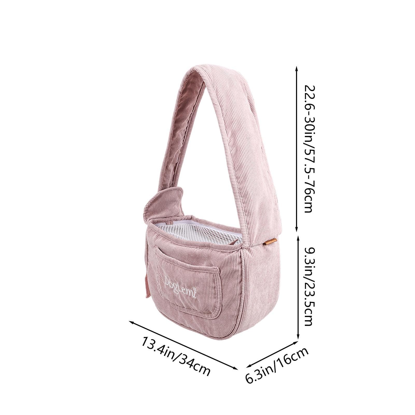 Harnais pour animaux de compagnie, sac imperméable pour chat, petit harnais respirant pour chien, harnais confortable pour animaux de compagnie avec sangles, filet respirant sac de transport