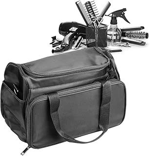 Hairdressing Bag & Barber Handbag, Portable Salon Hair Tools Bag with Scissors Comb Holder, Hair Stylist Bag for Equipment, Travel Luggage Pouch - coolthings.us