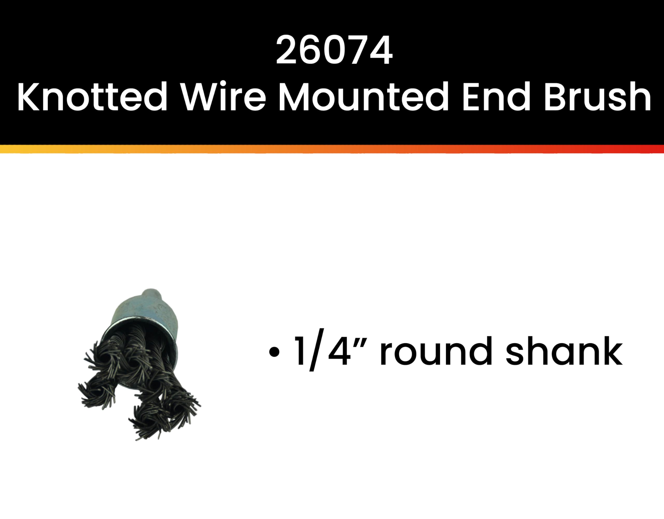 Amazon.com: Hot Max 26074 3/4-Inch Knotted Wire Mounted End Brush
