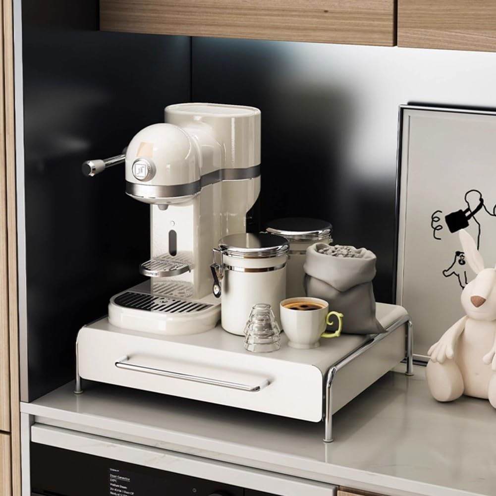 Elegancka półka na kapsułki z kawą – funkcjonalna kuchnia idealna do użytku domowego i biurowego zajmuje mało miejsca design na kapsułki Nespresso i Dolce Gusto