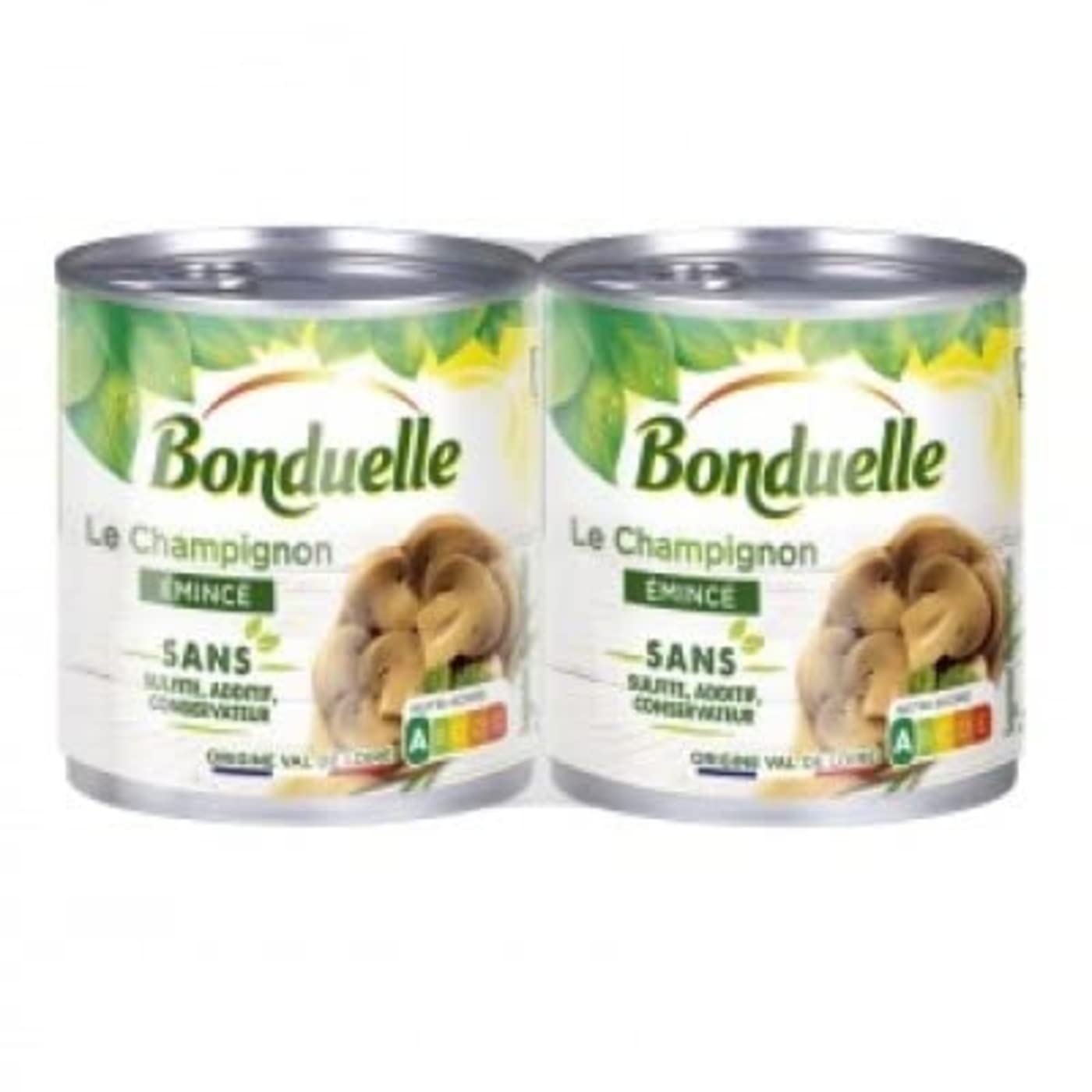 Bonduelle Champiñones picados sin sulfito 2x115g