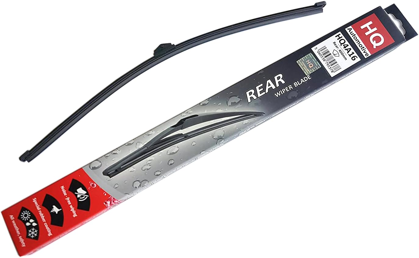 HQ AUTOMOTIVE Rear Wiper Blade | Fits: Audi A4 S4 RS4 Avant Allroad B8 2007-onwards, A6 S6 RS6 C7 C8 2011-onwards, Q3 RSQ3 Q8 2018-onwards, Mercedes MK5 Series W447 2014-onwards | model: HQ4A16