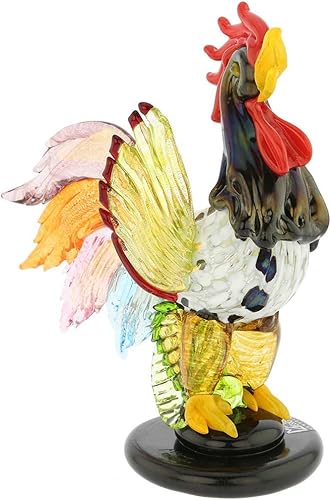 Miniatura 3 de Glass Of Venice Escultura de gallo de cristal de Murano