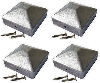 Metal Fence Post Top Caps (4, 100 x 100 x 15)