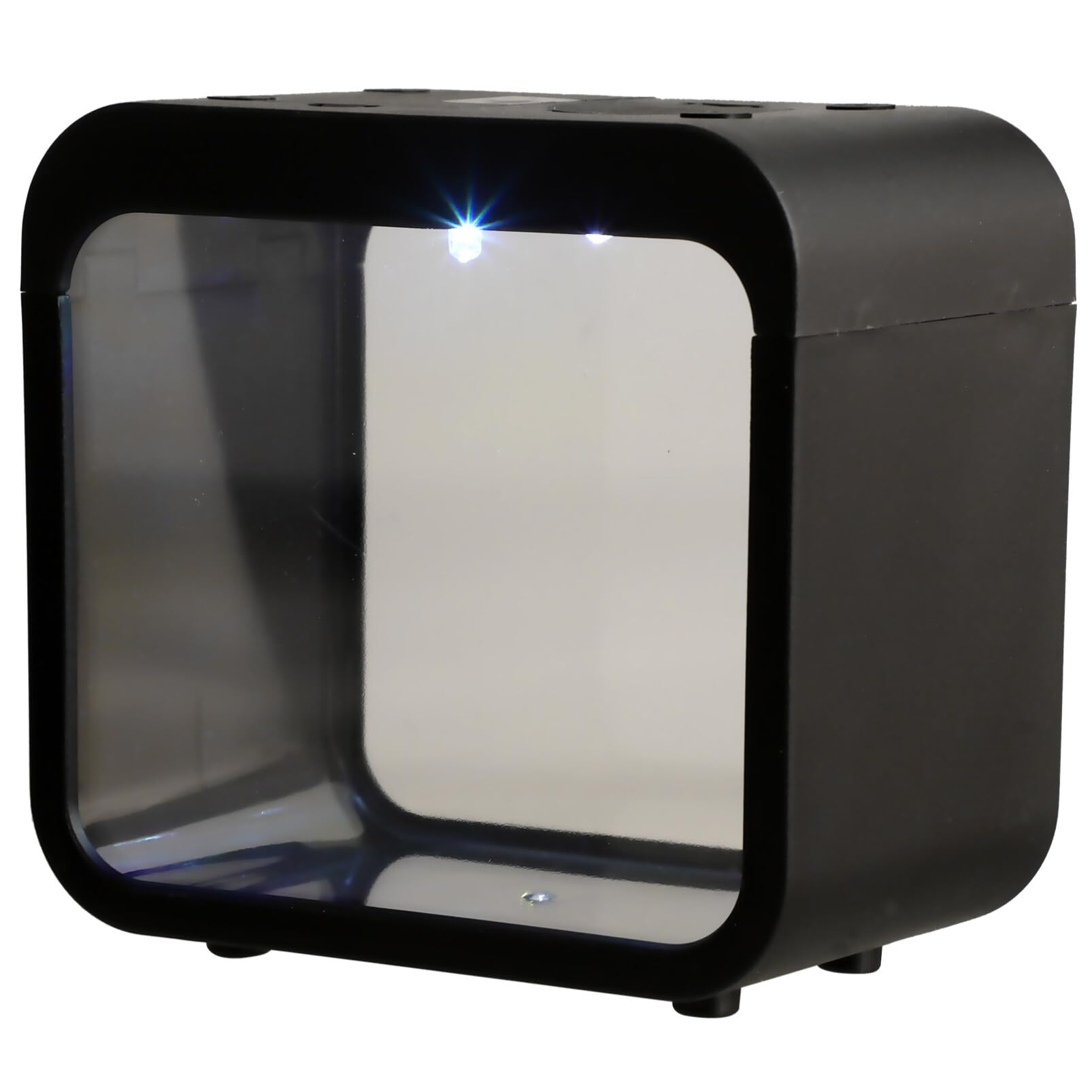ULTECHNOVO Pequeño Tanque de Peces Betta – Caja Creativa de plástico para Peces Dorados – Kits de Acuario en Miniatura con iluminación LED para decoración de Acuario de Escritorio