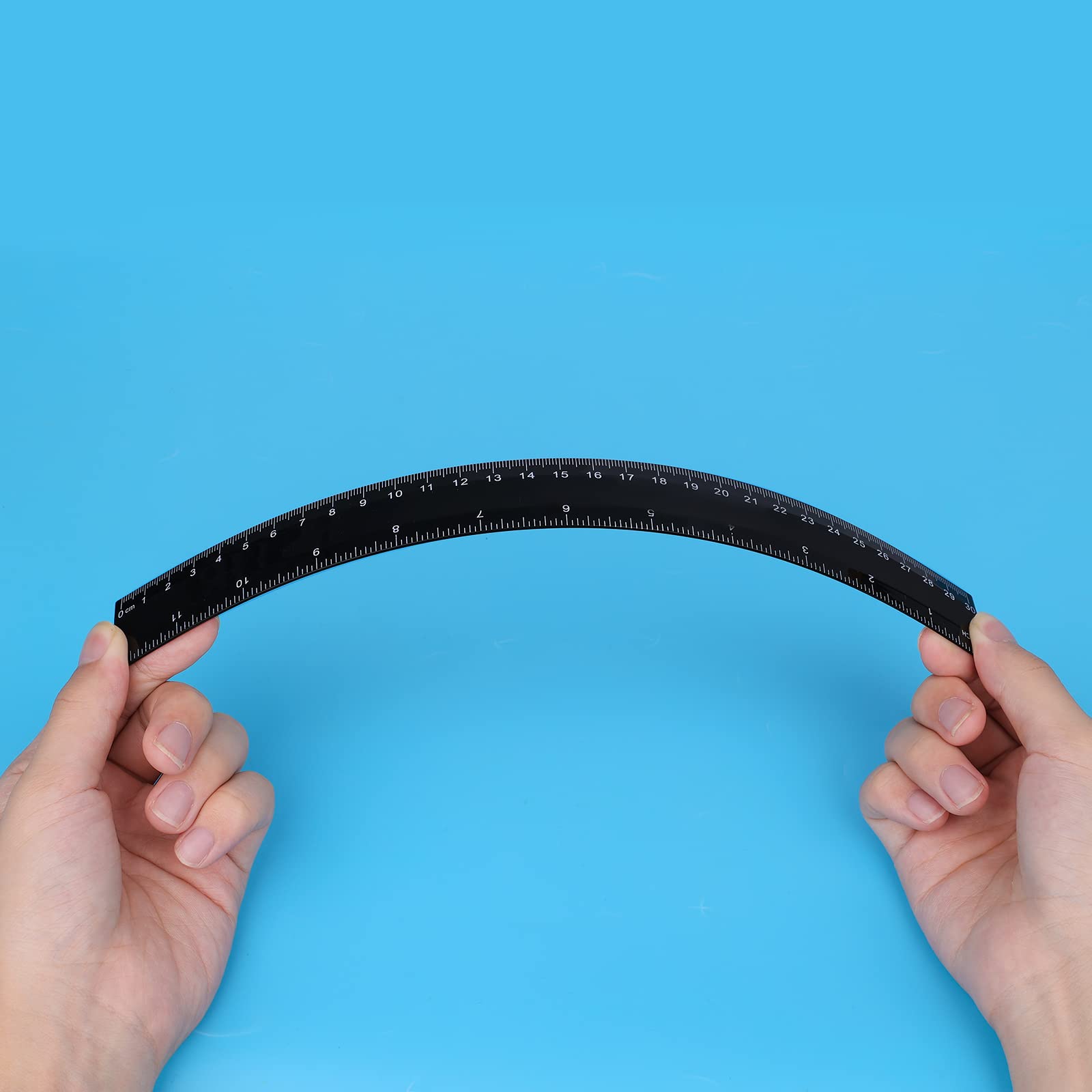 Set 4 Righelli In Plastica Trasparente - 10cm, 15cm, 20cm, 30cm Per Scuola E Ufficio - Foto 4