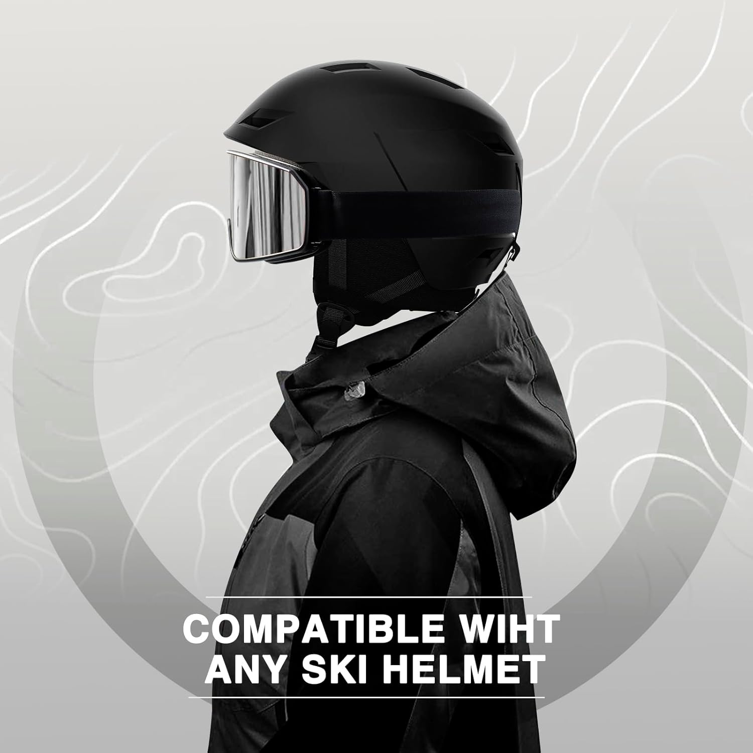 SPOSUNE Ski Goggles Over Glasses with Dual lens | Anti-fog Anti-UV Snow Goggles for Men Women Youth Skiing Snowmobile - Image 7