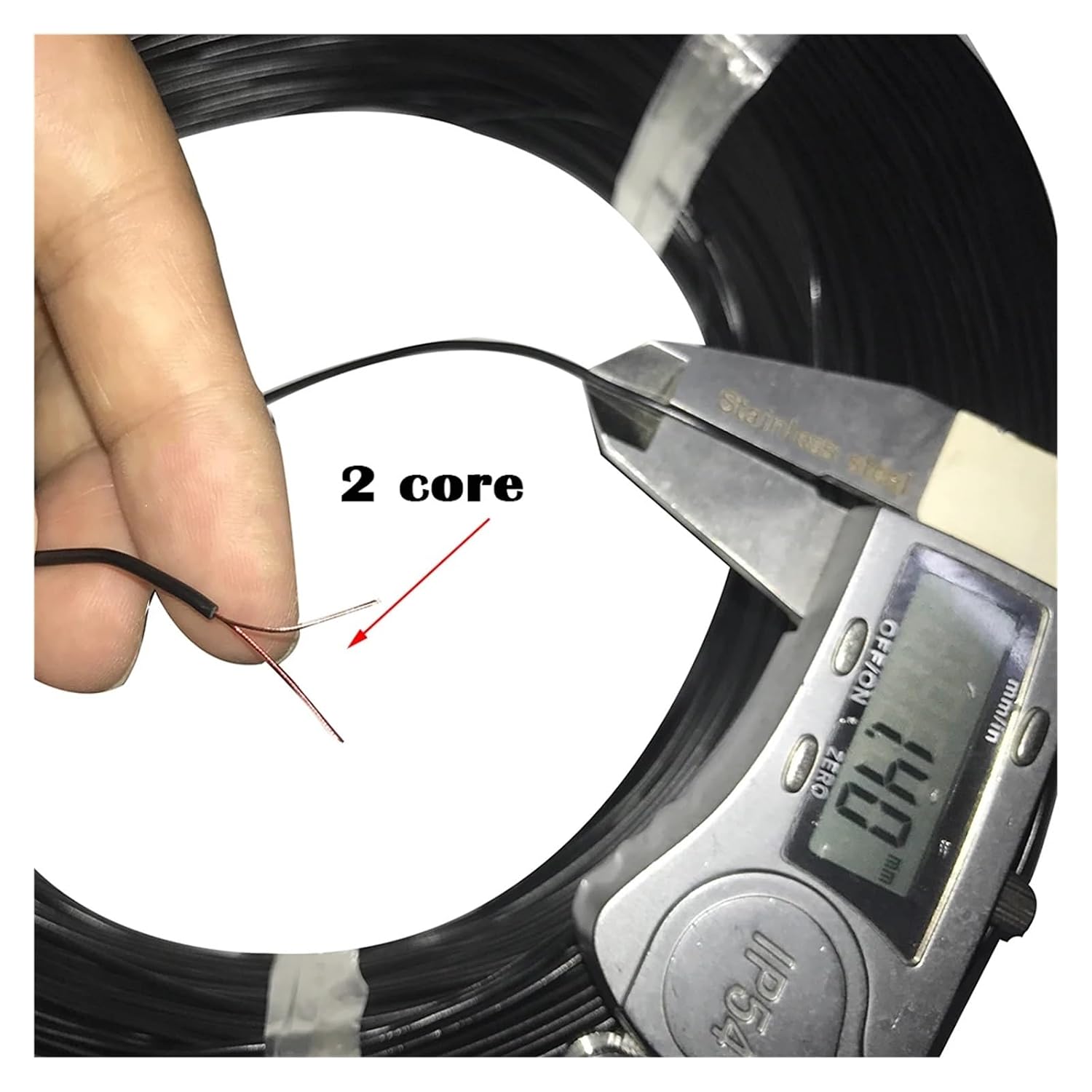 Communication Equipment Multi-core Headphone Wire Multi-Strand Enameled Wire 5 Cores / 6 c / 8 core / 9 Cores with Cotton Yarn Soft DIY Insulated Wire Wire and Cable(5core OD 1.4mm)