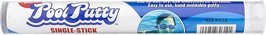 Single-Stick 2 oz | Pool & Spa Repair | Easy for Anyone to DIY | Works Underwater or Above | Fix Cracks Leaks in Concrete, Fiberglass & Other Surfaces | by Atlas Minerals