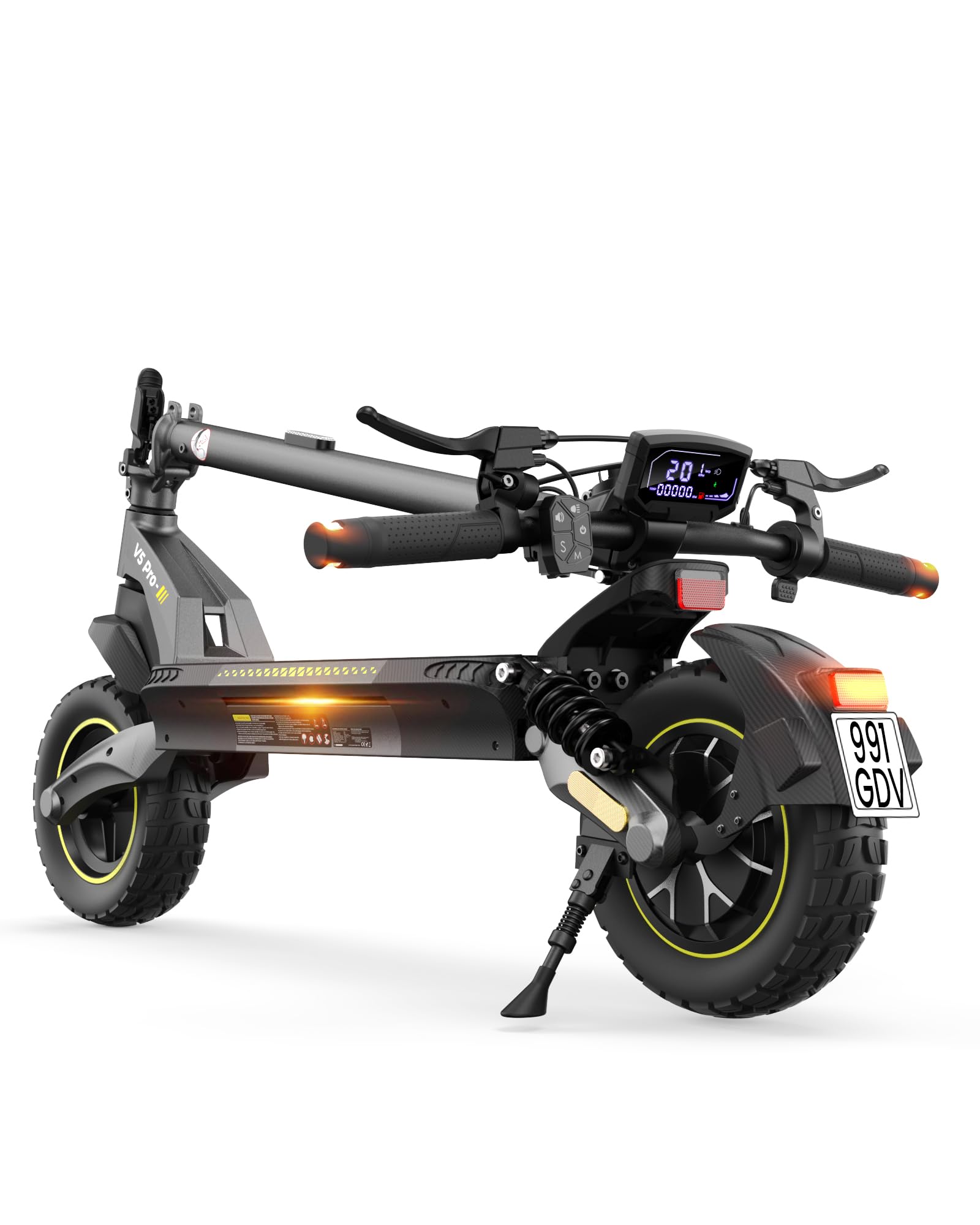 E Scooter mit Straßenzulassung,10 Zoll Elektroroller mit 12,5AH/15AH Batterie Max 70km Reichweite,Duales Bremssystem Und Doppelte Stoßdämpfung, E Roller für Erwachsene Pendeln und Geländefahrten – Amazon Angebot
