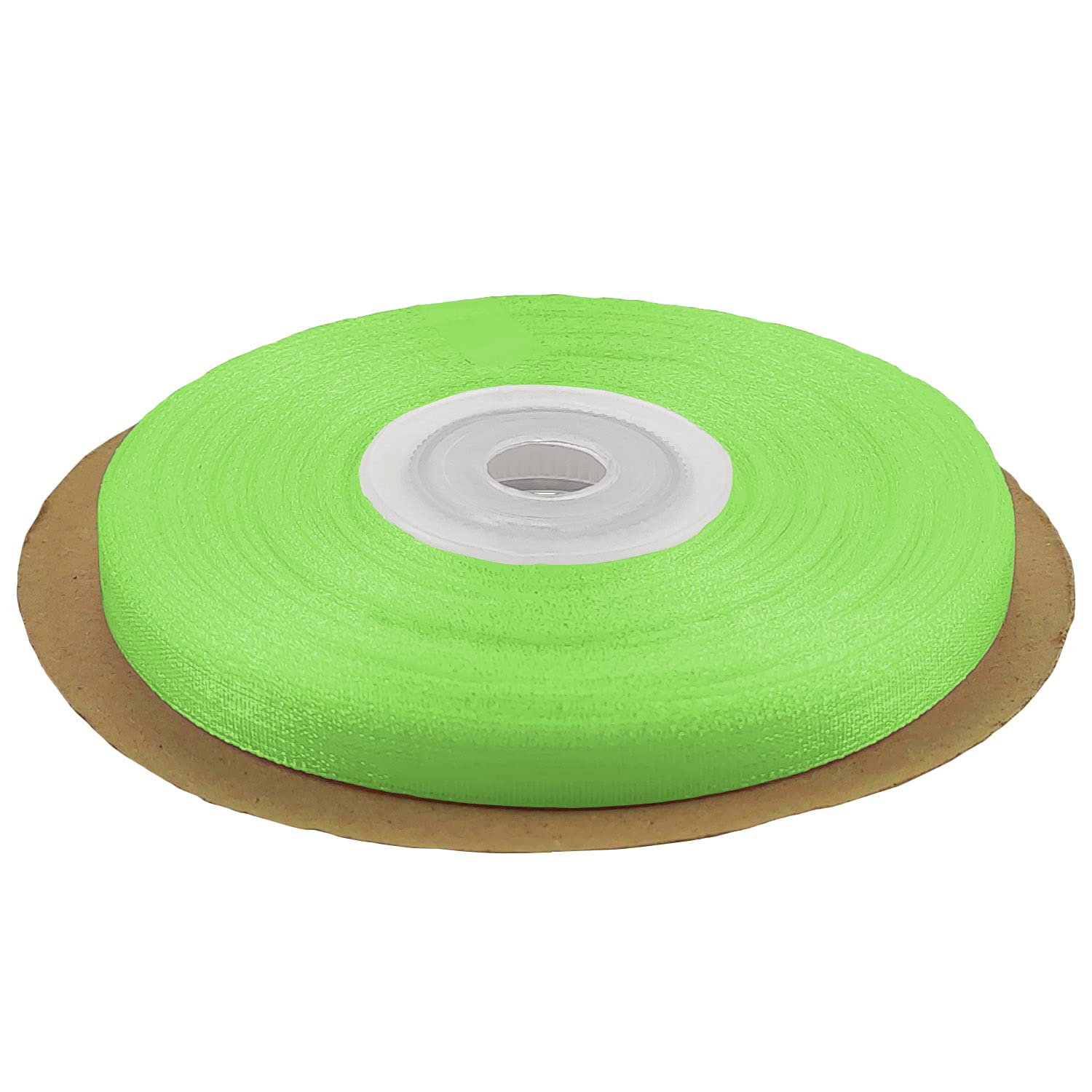 Netuno 1 roll of Satin Organza Ribbon Pale Green 6 mm x 32 m (0.24 in x 12.6 in) Decorative Fabric Ribbon for Gifts Crafts Weddings Communion Baptism Christmas Birthdays Wrapping Scrapbooking DIY