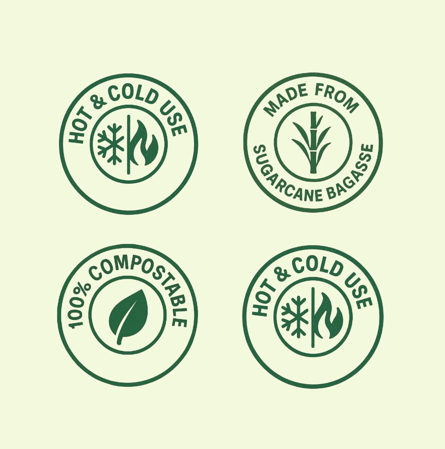 100% Compostable, 3 Compartment, Disposable Paper Plates [25-Pack] - [PFAS Free] - [BPA Certified] - [8.5 Inch] Heavy Duty Biodegradable Bagasse Sectional Lunch Trays + Dividers - Premium Quality - Image 8