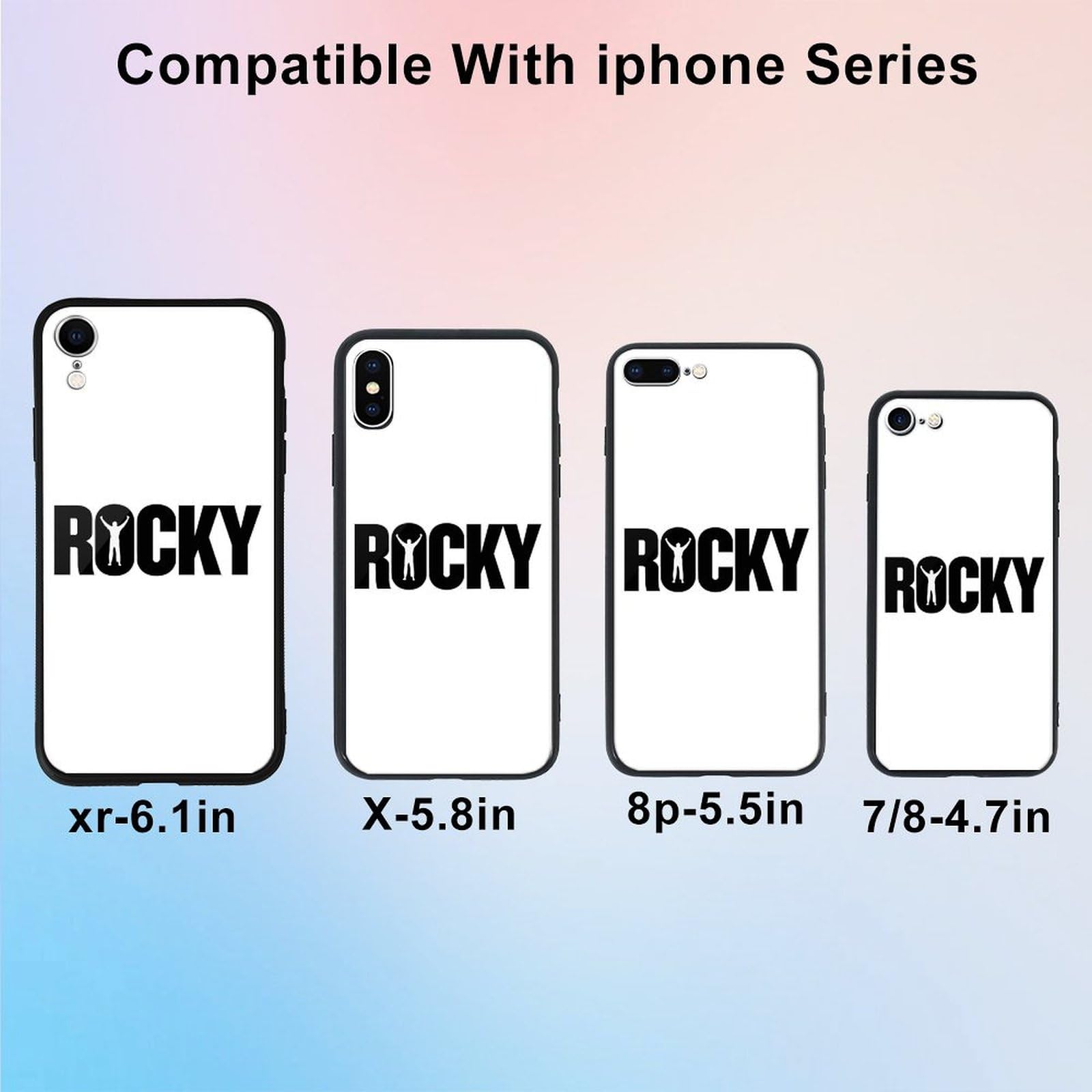 Amazon.co.jp: iPhone14 用 ケース ロッキー 映画 【全機種対応