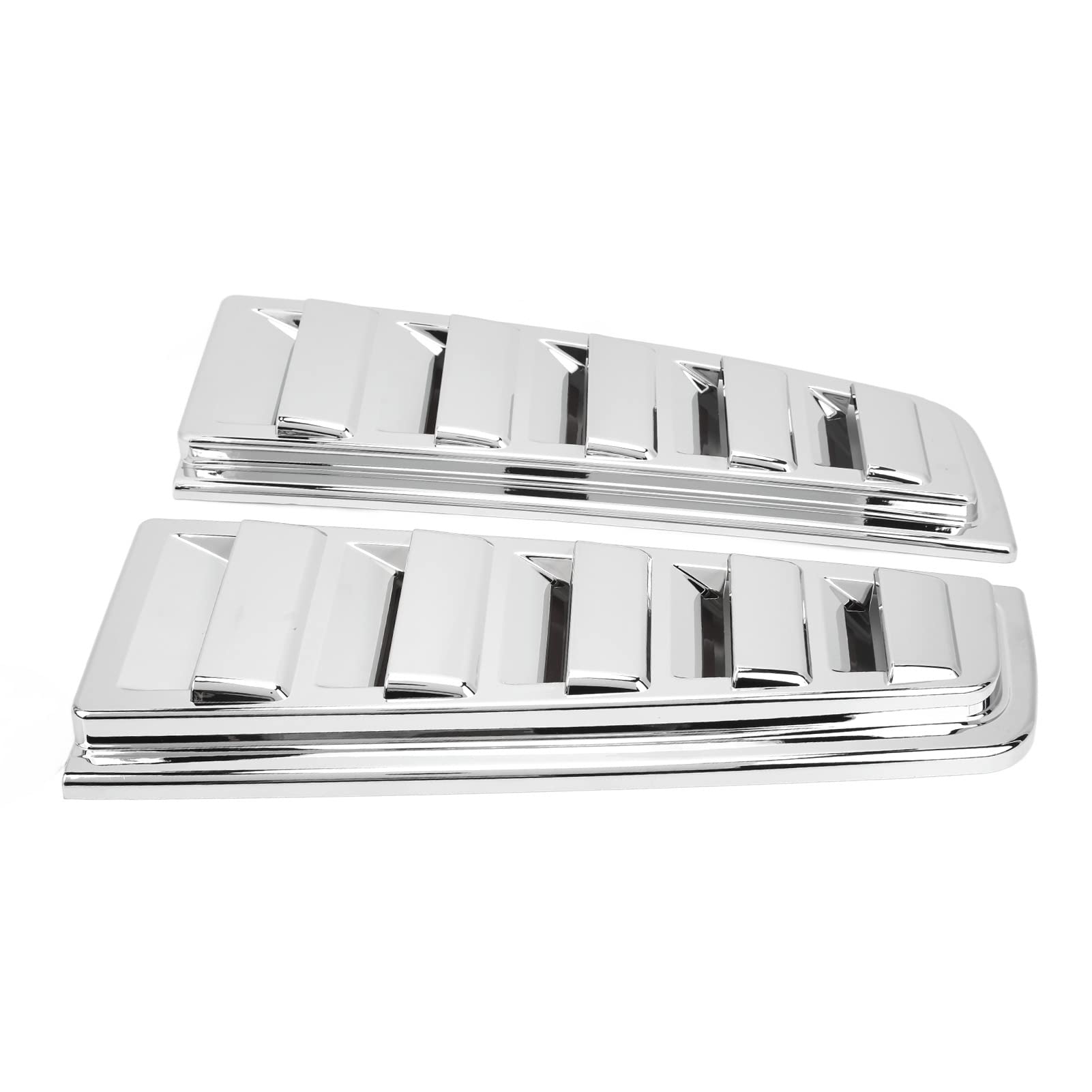 Cornice Decorativa per Fanale Posteriore per Auto, 2 Pezzi, Sostituzione Lucida Antiruggine per H2 2003‑2009, Migliora L'aspetto e Protegge Dai Graffi