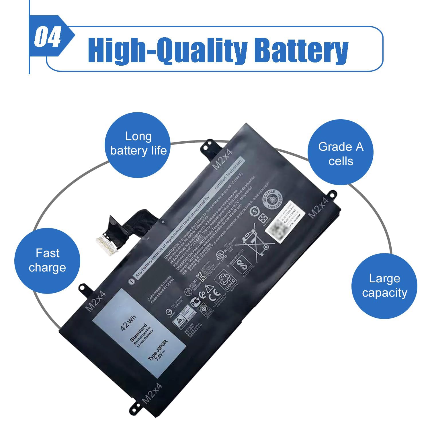 Amazon.com: Dentsing J0PGR Laptop Battery Compatible with Dell
