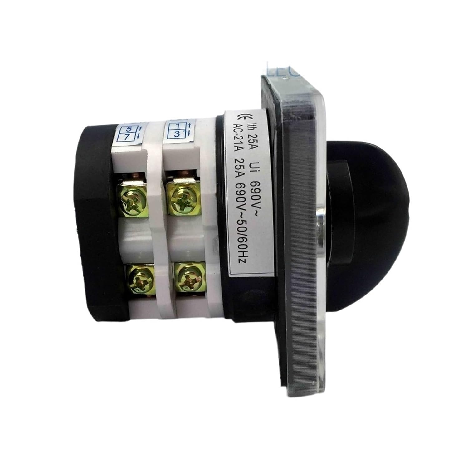 Electrical Changeover Rotary Switch 3 Position 25A Control Motor Universal Combination 2 Knots selector Switch YMZ12-25/2(102 Position)