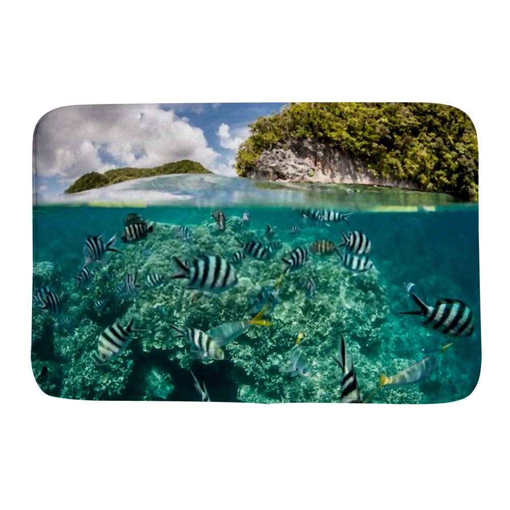 Tapis de bain antidérapant en polaire corail pour une sécurité optimale