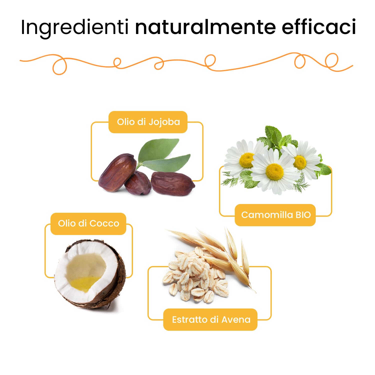 I Love Riccio Curly Kids Crema Modellante per Capelli Ricci Bambini, Formula Antilacrime con Estratti di Avena e Camomilla BIO, Olio di Cocco e di Jojoba, Elimina il Crespo e Dona Lucentezza, 250 ml