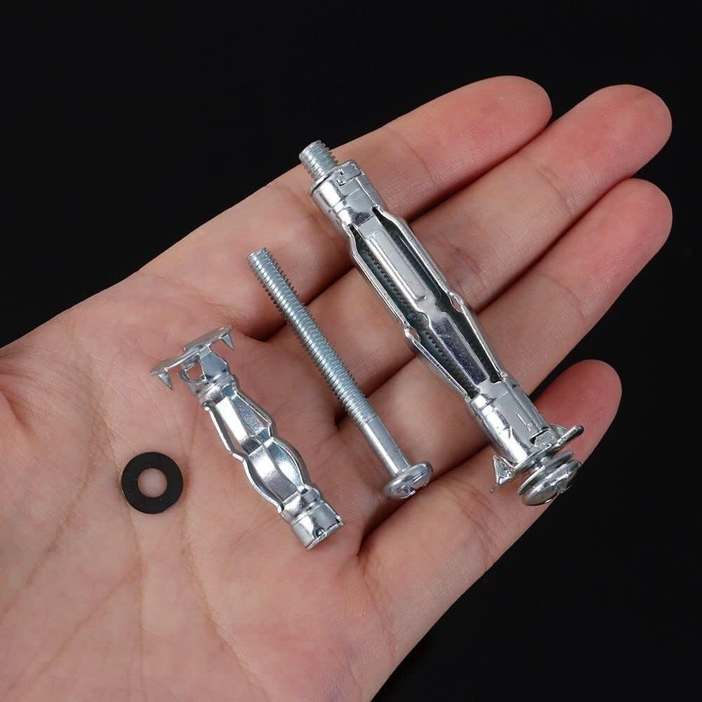 Pernos de expansión, ganchos de perno de anclaje, perno de alta resistencia Juego de pernos de expansión pesados ​​Kit surtido de tornillos de anclaje de pared de zinc Tornillos de expansión de techo