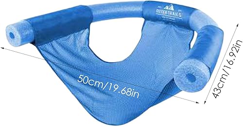 Miniatura 4 de Flotadores de piscina  Silla flotante inflable para piscina, flotador con portavasos y respaldo, tumbona flotante para silla de agua, flotadores de