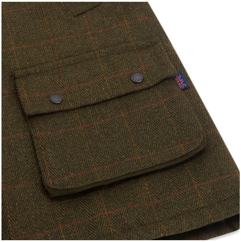 Walker and Hawkes - Men's Derby Tweed Barrington Shooting Gilet - Image 6