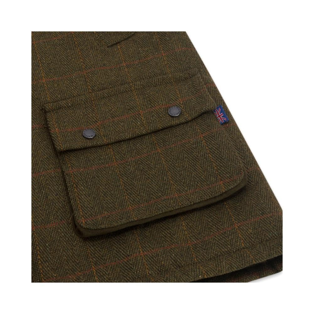 WALKER AND HAWKES - Gilet da tiro Derby Tweed Barrington da Uomo