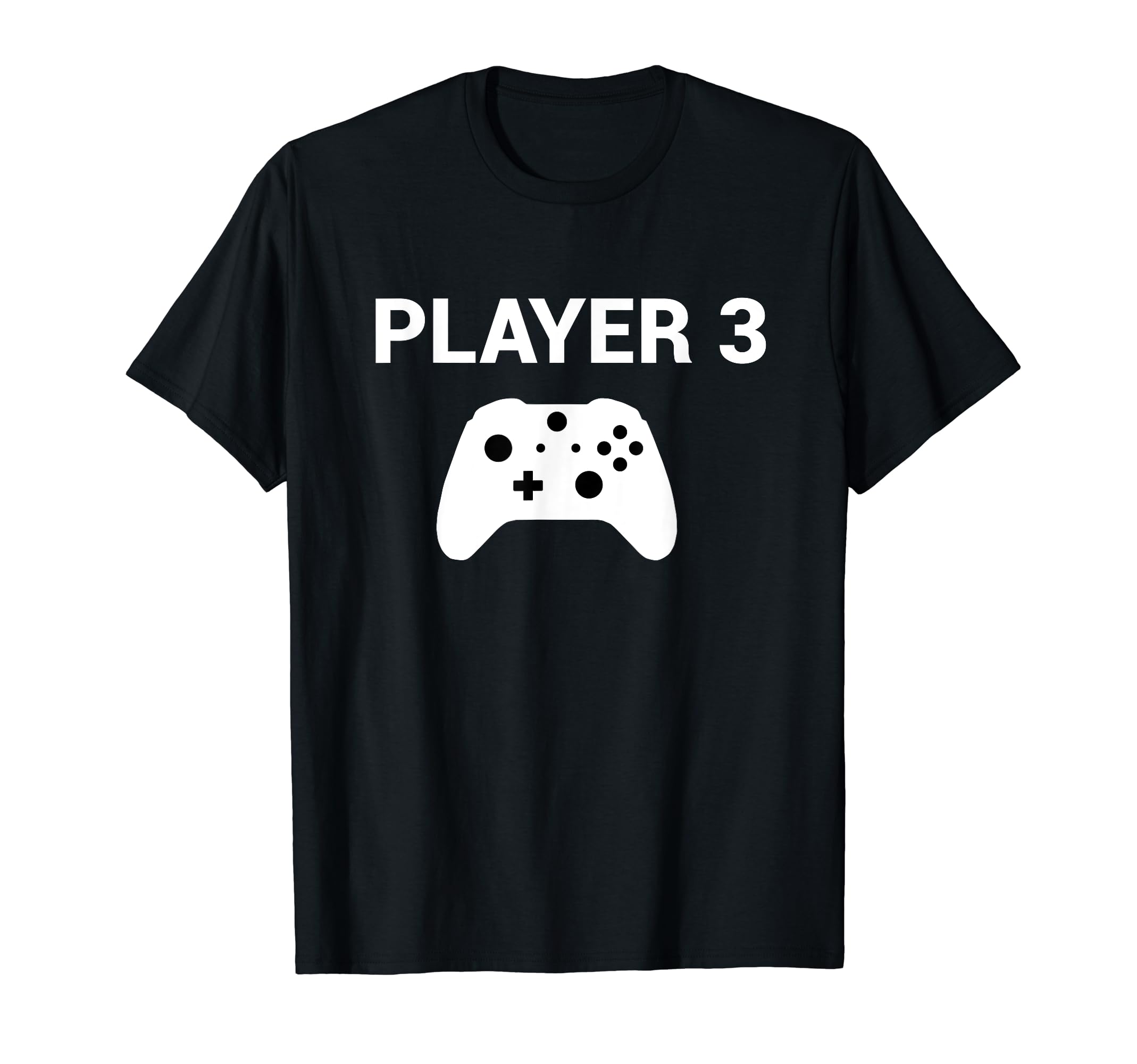 Player 3 Shirt Video Game Costume Gamer Tee Men Women Kids