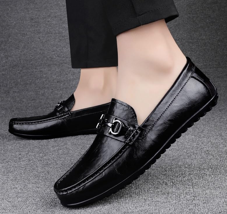 Men's Classic Slip On Pointed Toe Formal Business Oxfords Shoes Mens Comfortable Tuxedo Derby Shoes for Men4