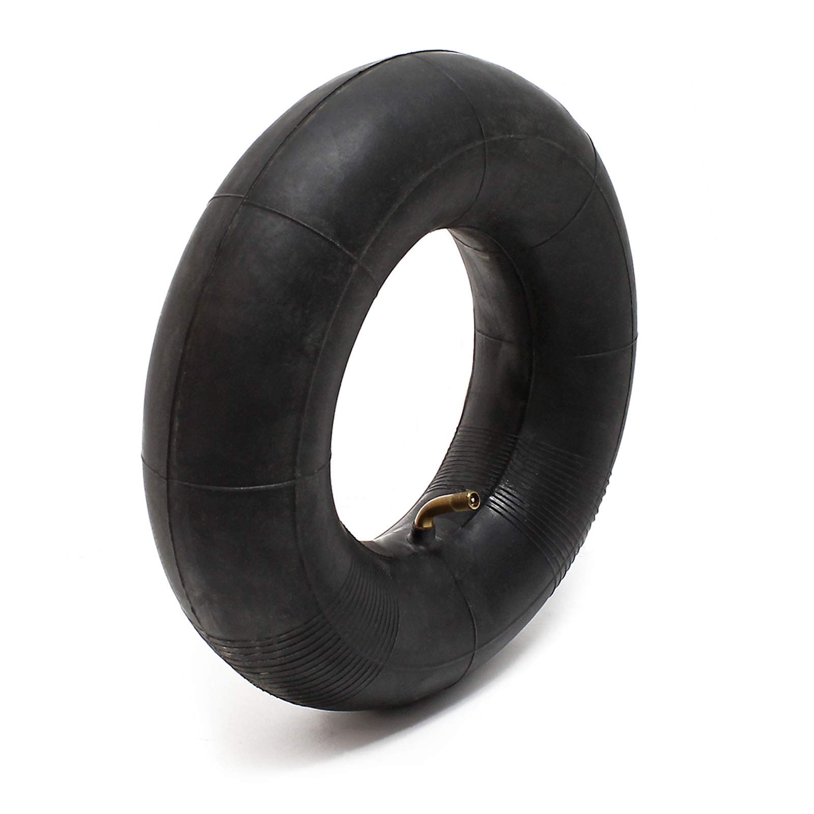 Wiltec 2x Reifenmantel 2x Schlauch für Aufsitzmäher/Rasentraktor 11x4.00-4 4PR Winkelventil