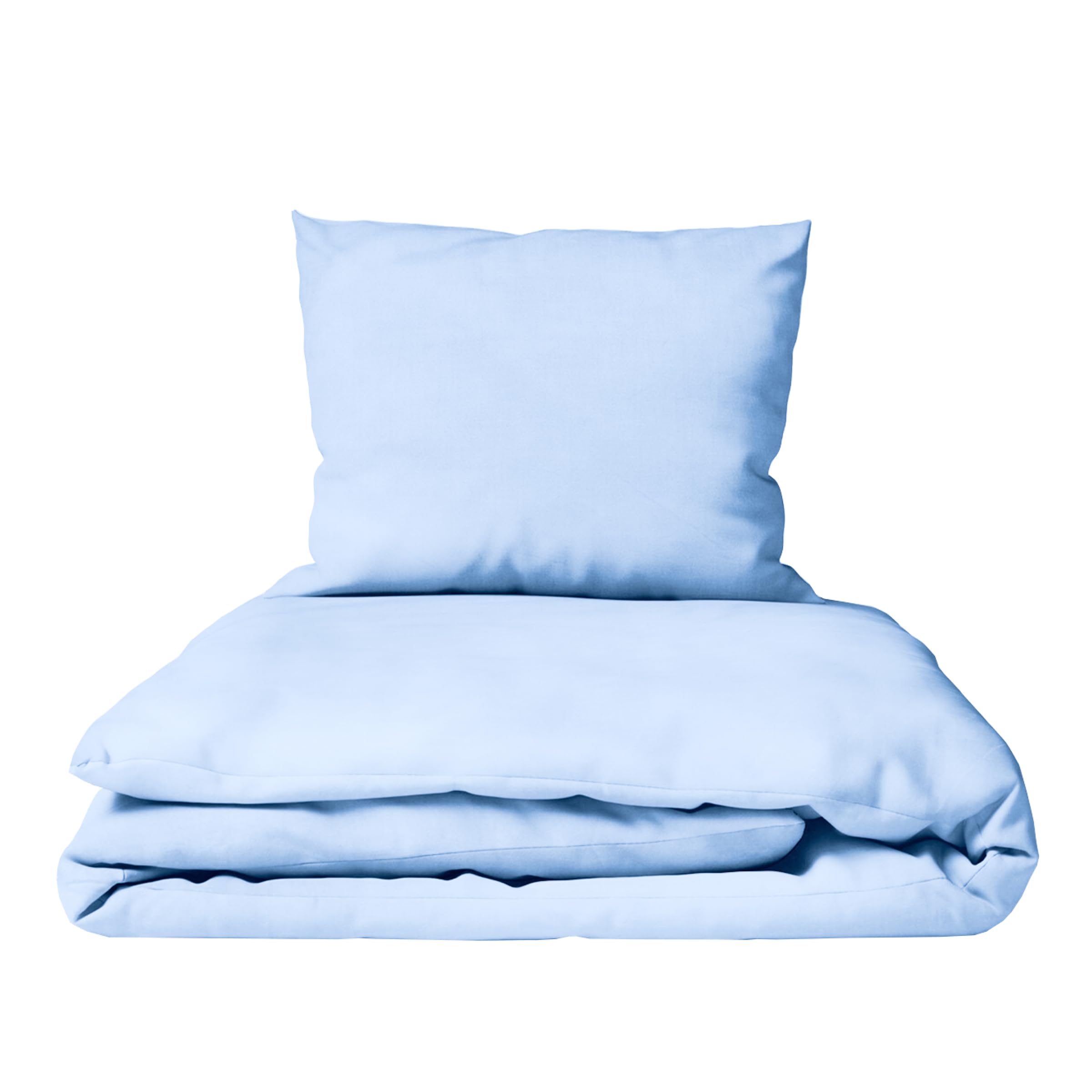 Baby Comfort Blue 2 Piece Children Quilt Duvet & Pillow Set 80X70 Cm 12M+ (Blue)