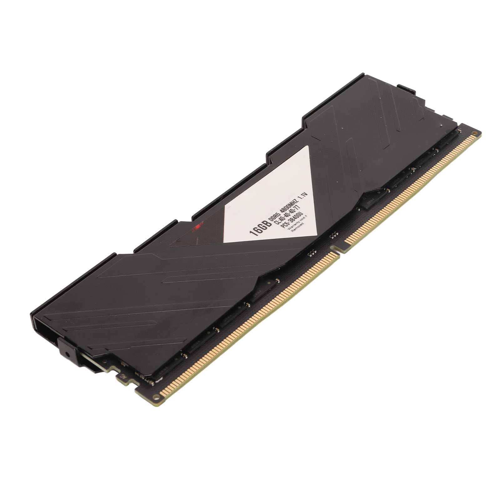 POENVFPO 16 GB RAM DDR5 RAM ADS o Wysokiej Częstotliwości i odtworzyć Skuteczny dział Cieplny 16 GB DDR5 dla Komputera Stacjonarnego dla Pamięci Laptopa PC. (BLACK)