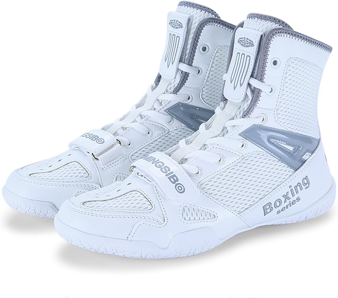 Men's Wrestling Shoes Casual Fashion Boxing Sneakers Comfort Non Slip Unisex Sport Athletic Trainer for Teenagers Youth