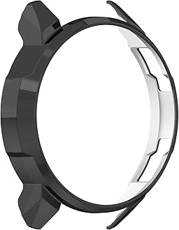 Disscool Full Coverage Case for Honor Watch GS Pro Smart Watch, Soft Anti Drop Protective Case for Honor Watch GS Pro Smart Watch (Black)