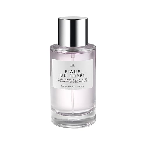 Le Monde Gourmand Figue du Forêt Perfume en aerosol para cabello y cuerpo - 3.4oz (100ml) - Notas de fragancia de higo, té blanco y leche de