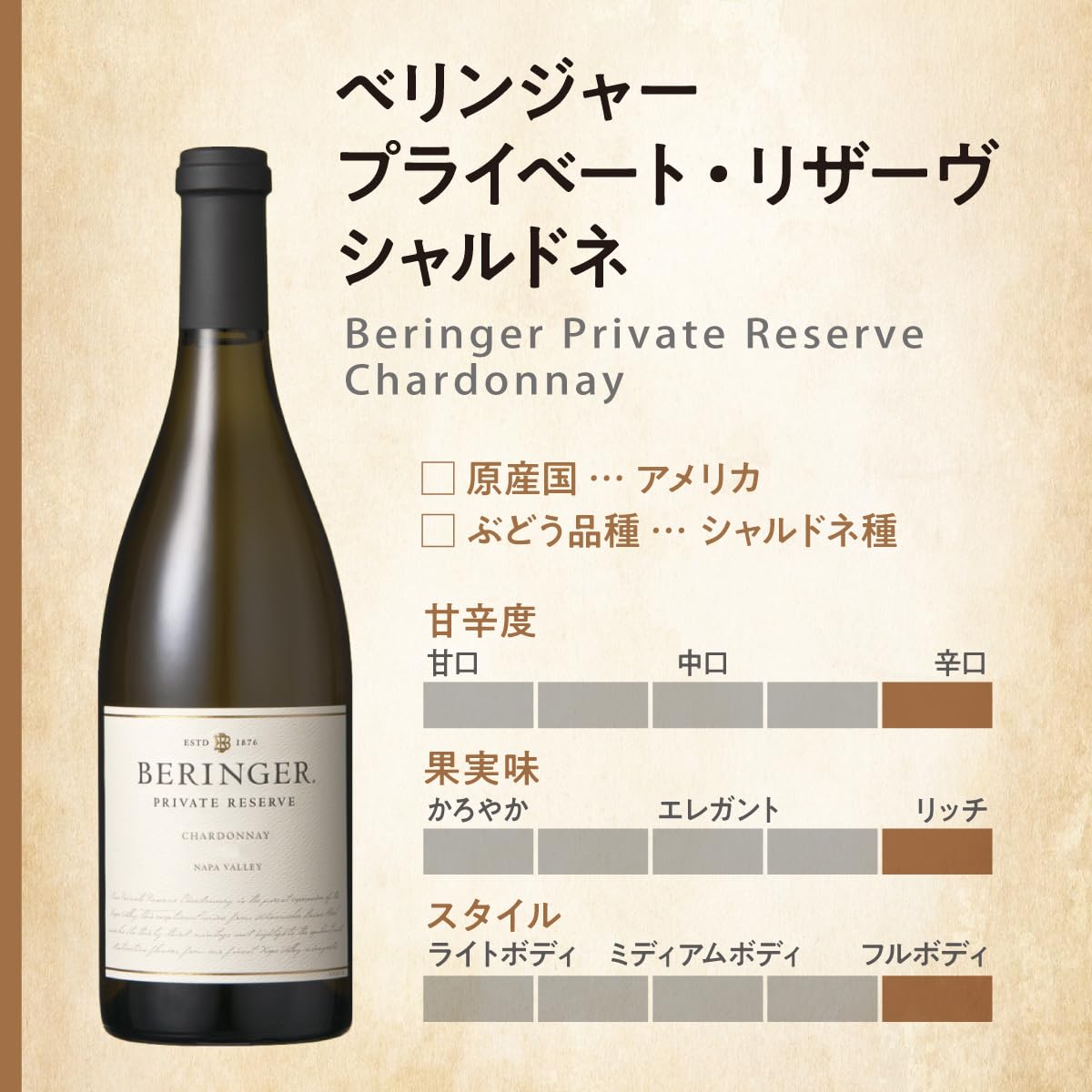 ベリンジャー　プライベートリザーブ　マグナム アメリカ ベリンジャー プライベート・リザーブ カベルネソーヴィニ